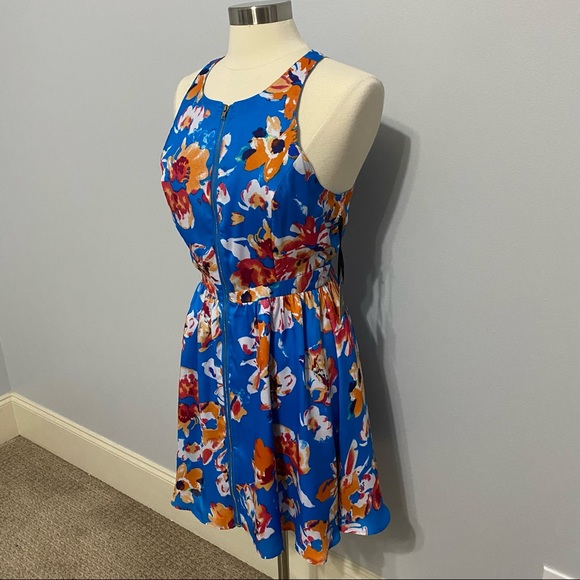 Jack by BB Dakota Caineville Floral Flowy Printed Mini Dress Size 8 NWT - Picture 8 of 10